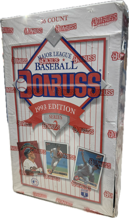 1993 Donruss Series 2 / Two MLB Baseball Hobby Box - Pastime Sports & Games