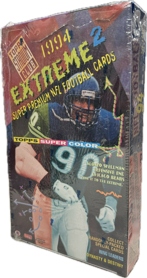 1994 Topps Stadium Club Extreme Series 2 / Two NFL Football Hobby Box - Pastime Sports & Games