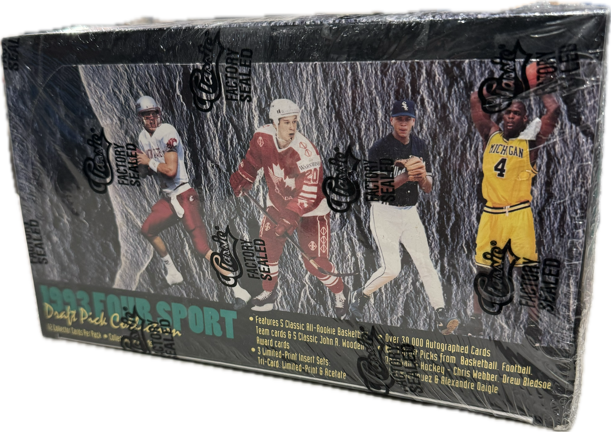 1993 Classic Four Sport Hobby Box Pastime Sports & Games