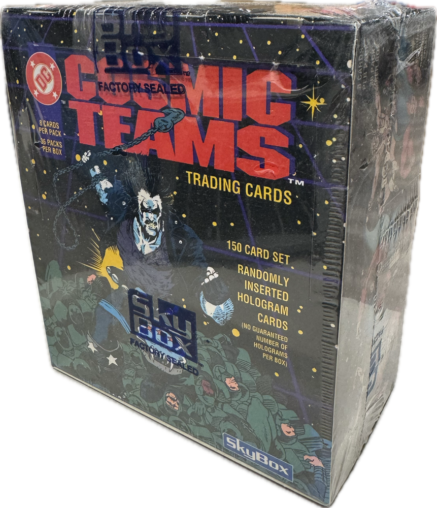 1993 SkyBox DC Cosmic Teams Trading Cards Box - Pastime Sports & Games