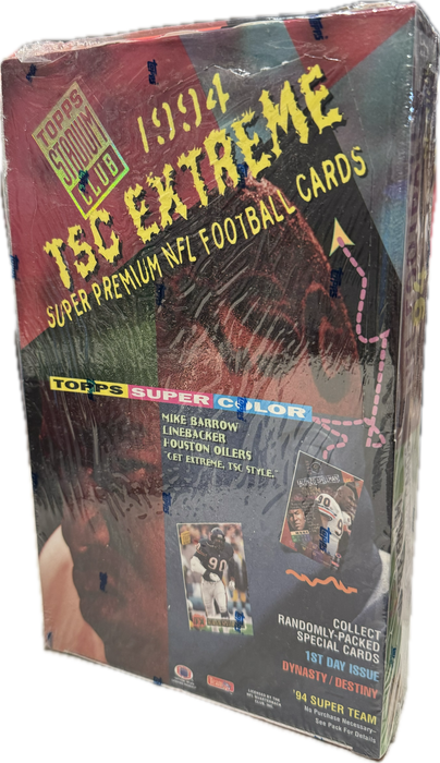 1994 Topps Stadium Club Extreme Series 1 / One NFL Football Hobby Box - Pastime Sports & Games