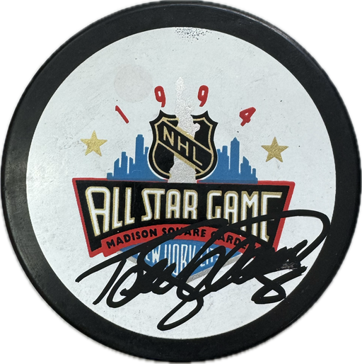 Teemu Selanne Autographed All Star Hockey Puck (Full Puck Logo) - Pastime Sports & Games