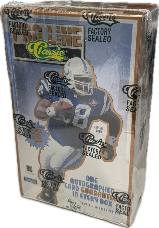1995 Classic Pro Line NFL Football Hobby Box - Pastime Sports & Games