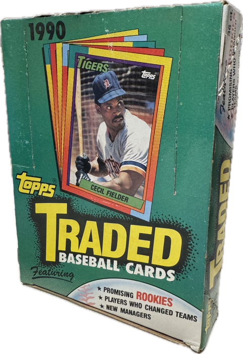 1990 Topps Traded MLB Baseball Wax Box - Pastime Sports & Games