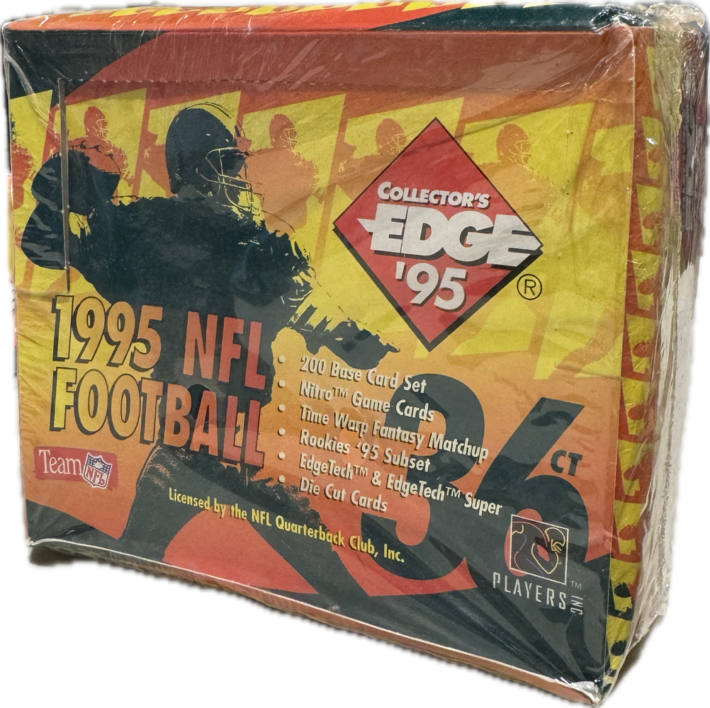 1995 Collector's Edge NFL Football Hobby Box - Pastime Sports & Games