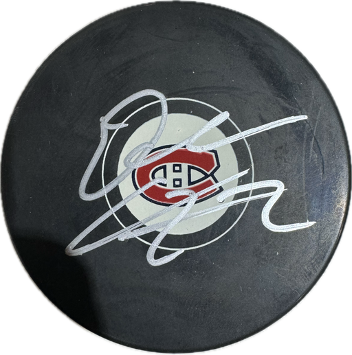 Dale Weise Autographed Montreal Canadiens Hockey Puck (Small Logo) - Pastime Sports & Games