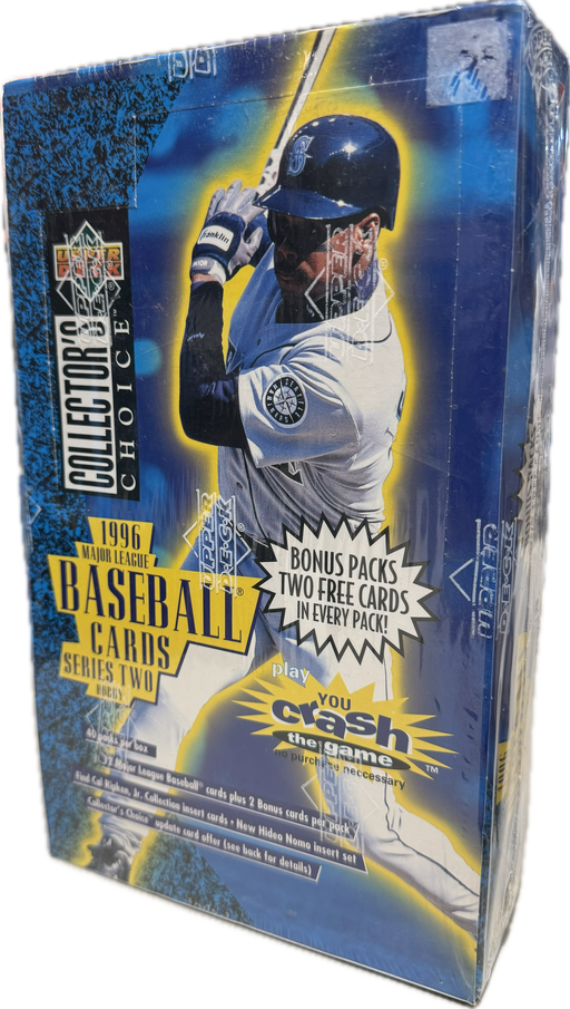 1996 Upper Deck Collector's Choice Series 2 / Two MLB Baseball Hobby Box - Pastime Sports & Games