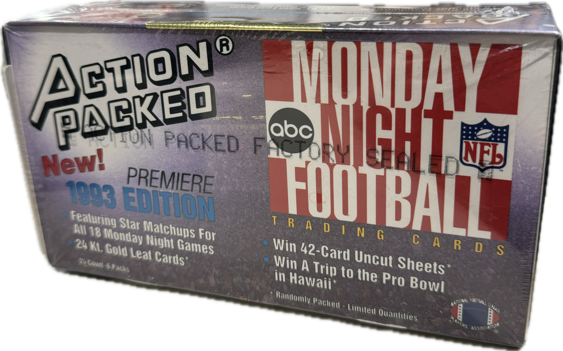 1993 Action Packed Monday Night NFL Football Hobby Box - Pastime Sports & Games
