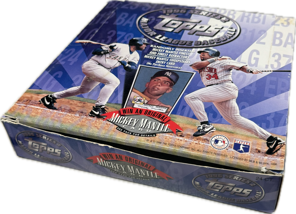 1996 Topps Series 2 / Two MLB Baseball Cello Box - Pastime Sports & Games