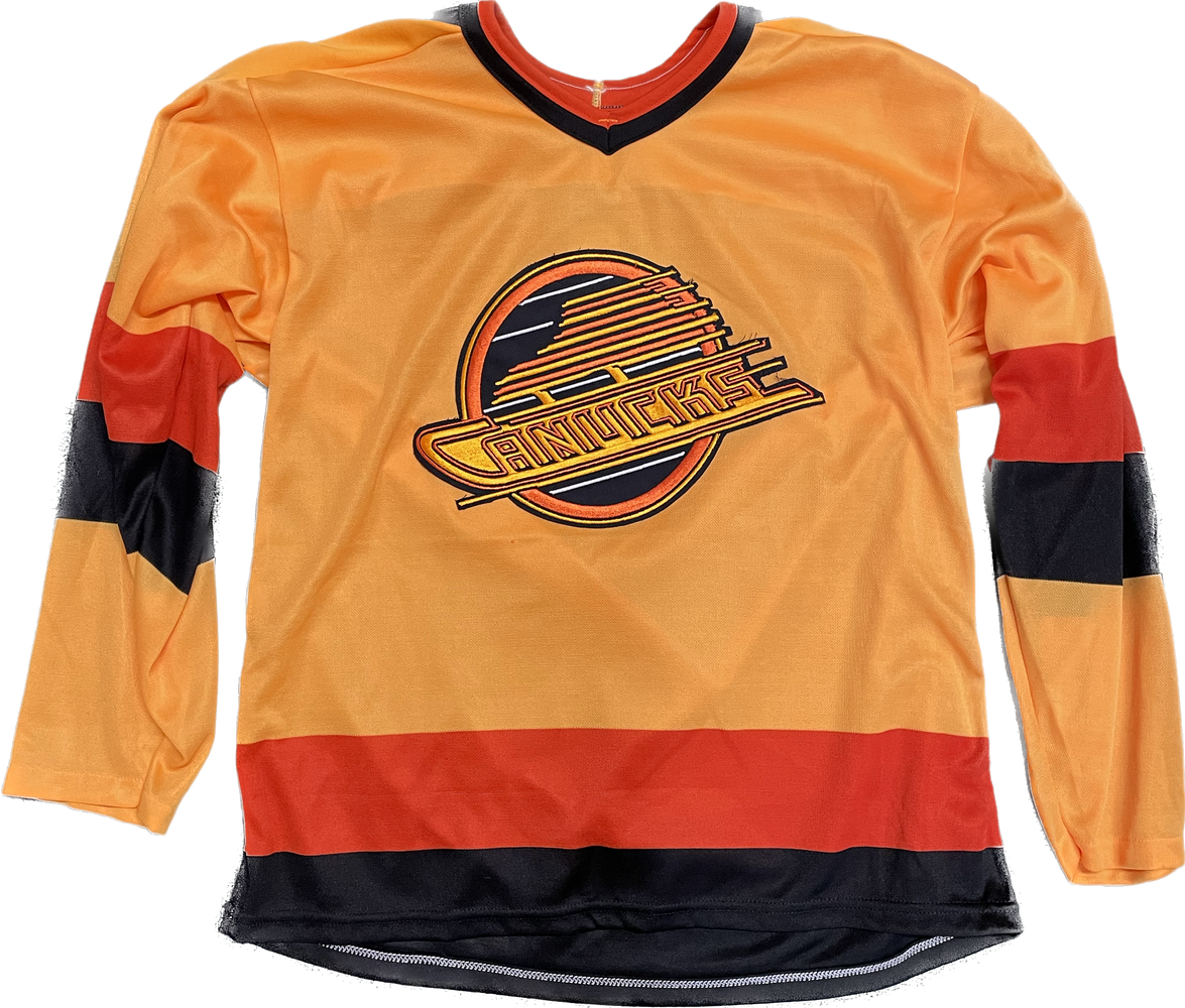 Vancouver Canucks Blank Vintage CCM Hockey Jersey - Pastime Sports & Games