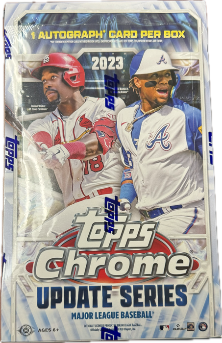 LAST CASE* 2023 Topps Chrome Update Baseball Hobby, 6 Box Case