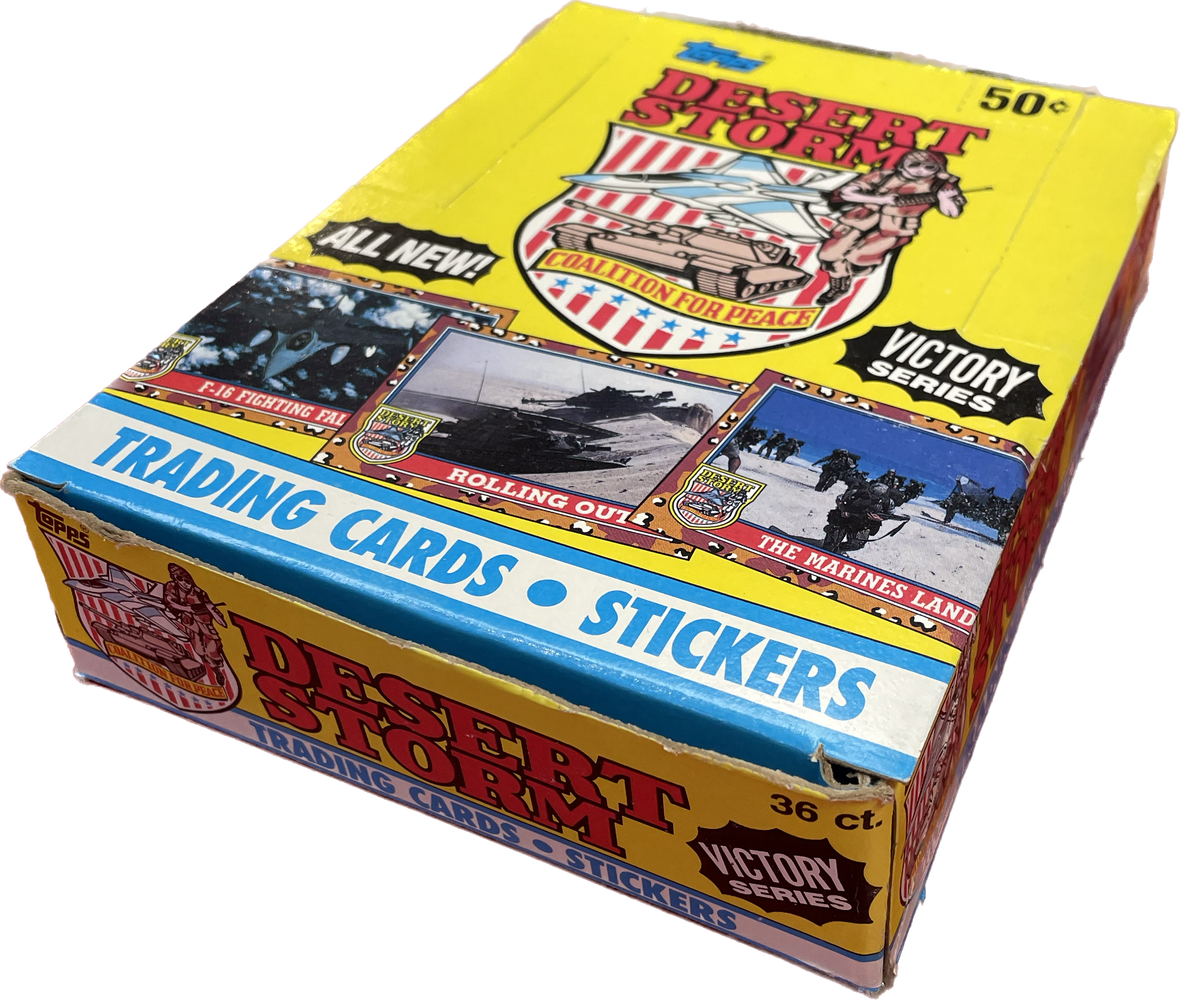 1991 Topps Desert Storm Hobby Box - Pastime Sports & Games