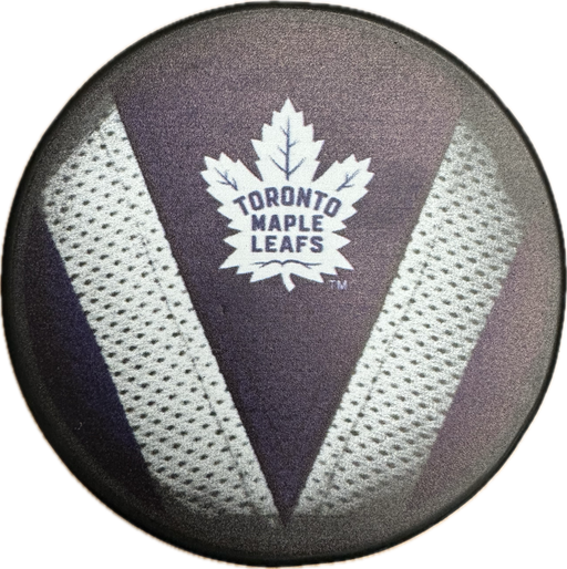 Toronto Maple Leafs Souvenir Hockey Puck (Jersey "V")