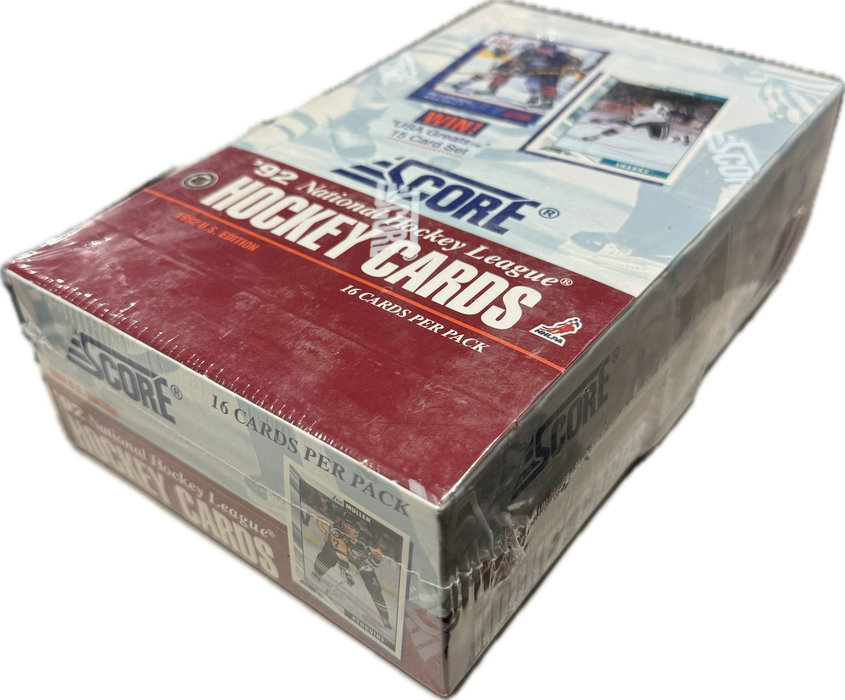 1992 Score NHL Hockey U.S. Edition Hobby Box - Pastime Sports & Games