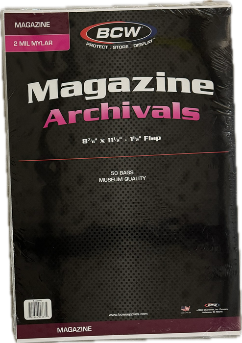 BCW Magazine Archivals - Pastime Sports & Games