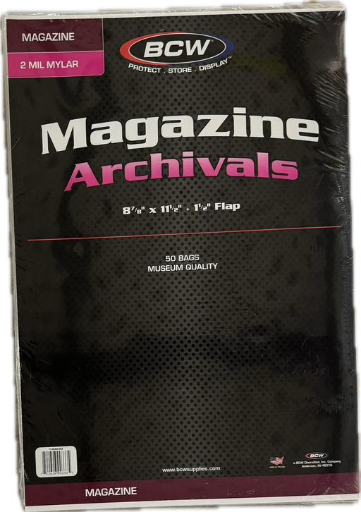 BCW Magazine Archivals - Pastime Sports & Games