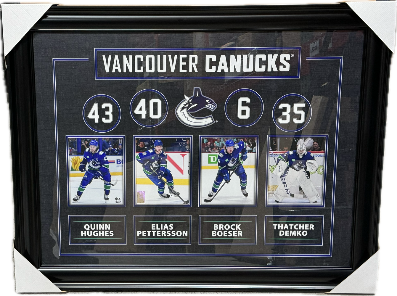 Vancouver Canucks Best Of The Best Framed Collage - Pastime Sports & Games