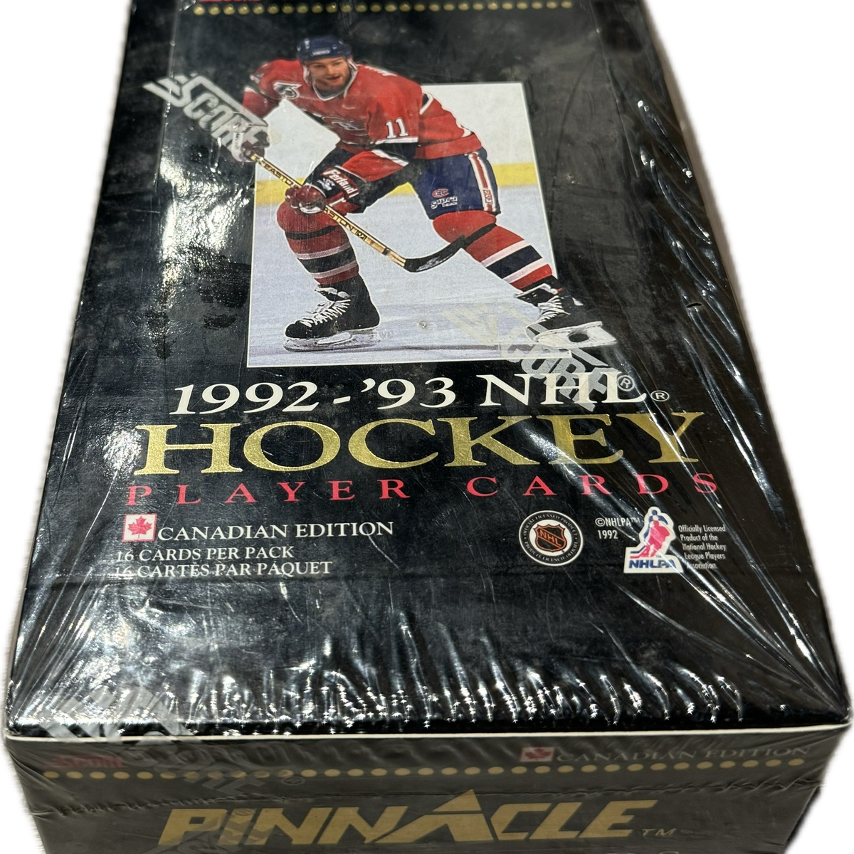 1992/93 Score Pinnacle Canadian Edition NHL Hockey Hobby Box