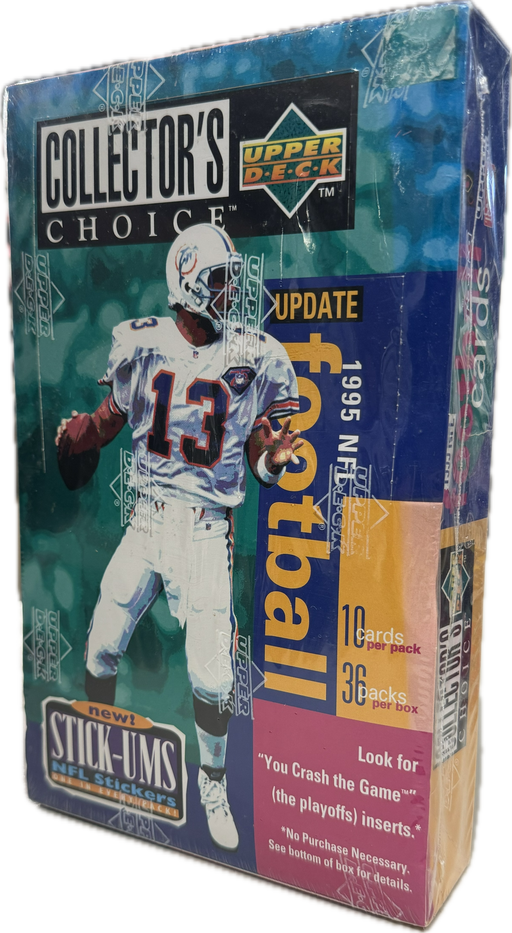 1995 Upper Deck Collector's Choice Update NFL Football Hobby Box - Pastime Sports & Games