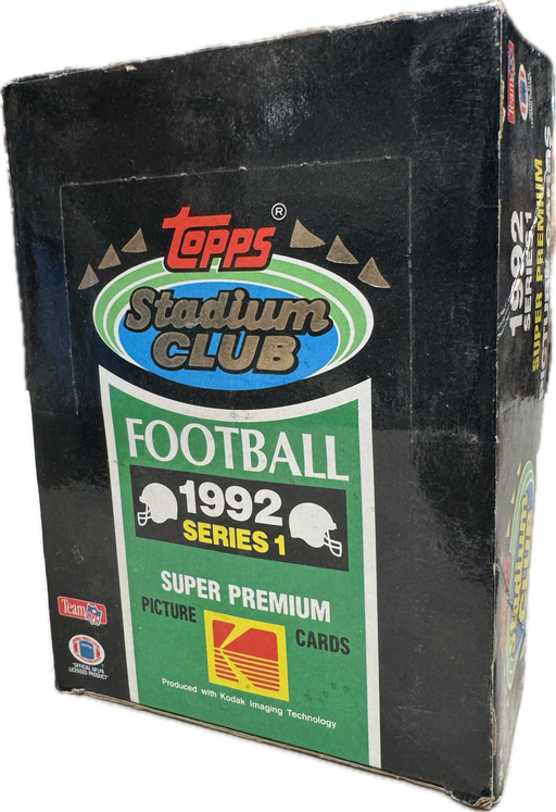 1992 Topps Stadium Club Series 1 / One NFL Football Hobby Box - Pastime Sports & Games