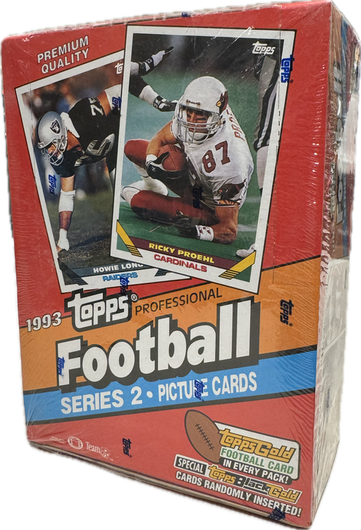 1993 Topps Series 2 / Two NFL Football Hobby Box - Pastime Sports & Games