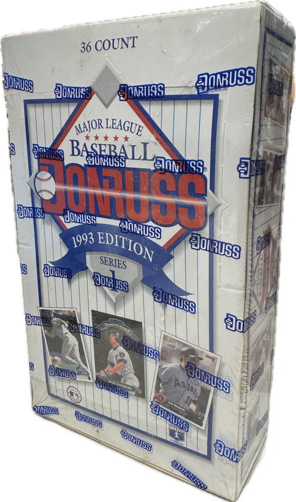 1993 Donruss Series 1 / One MLB Baseball Hobby Box - Pastime Sports & Games