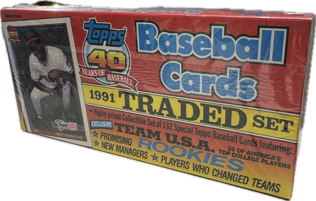 1991 Topps Traded Set MLB Baseball Cards Factory Set - Pastime Sports & Games