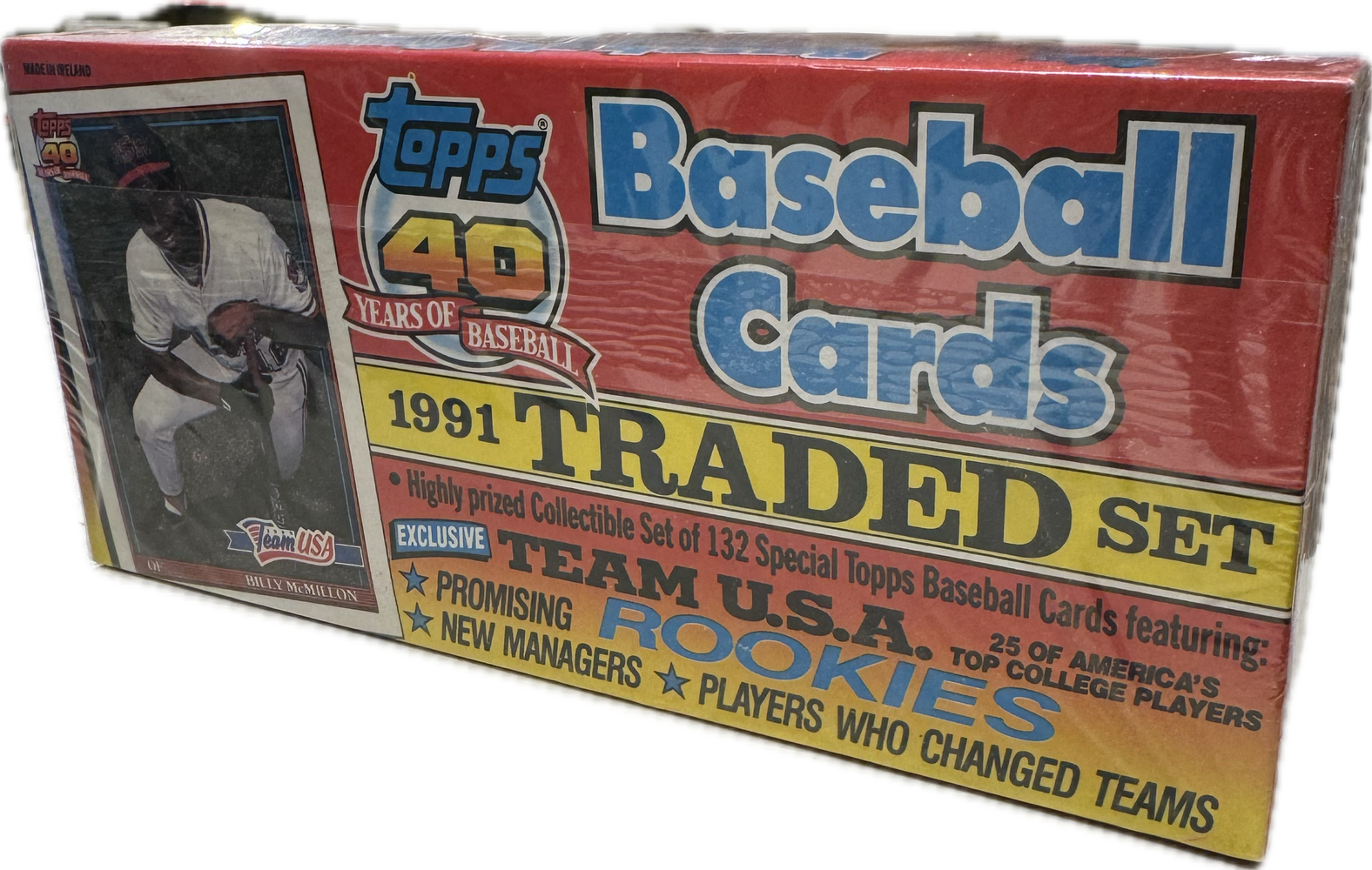 1991 Topps Traded Set MLB Baseball Cards Factory Set - Pastime Sports & Games