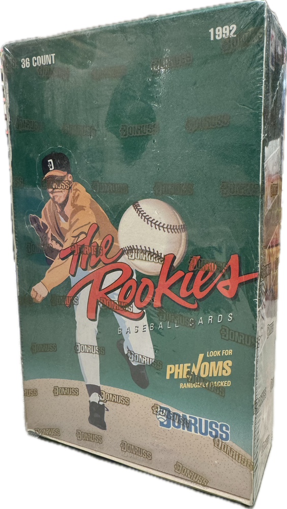 1992 Donruss Rookies Baseball MLB Hobby Box - Pastime Sports & Games