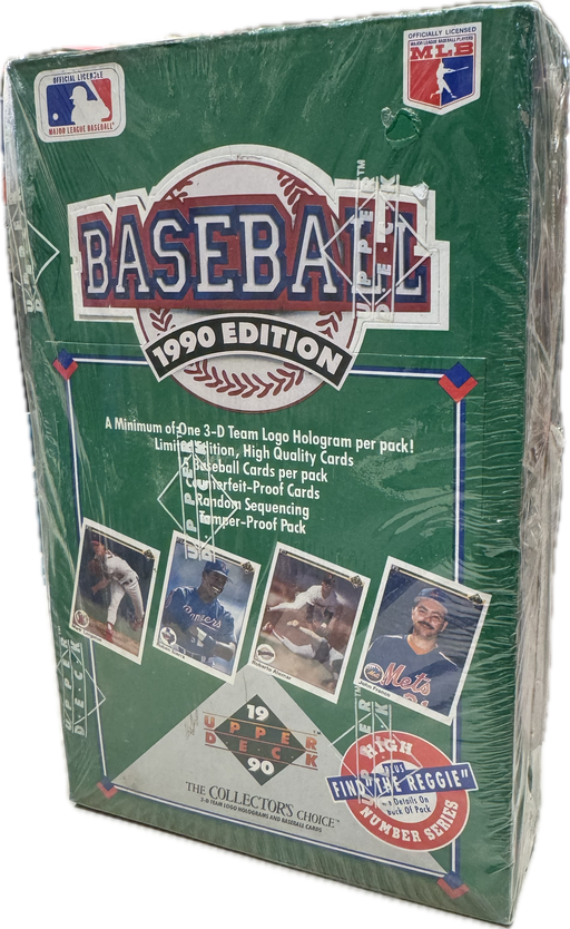 1990 Upper Deck MLB Baseball Hobby Box - Pastime Sports & Games