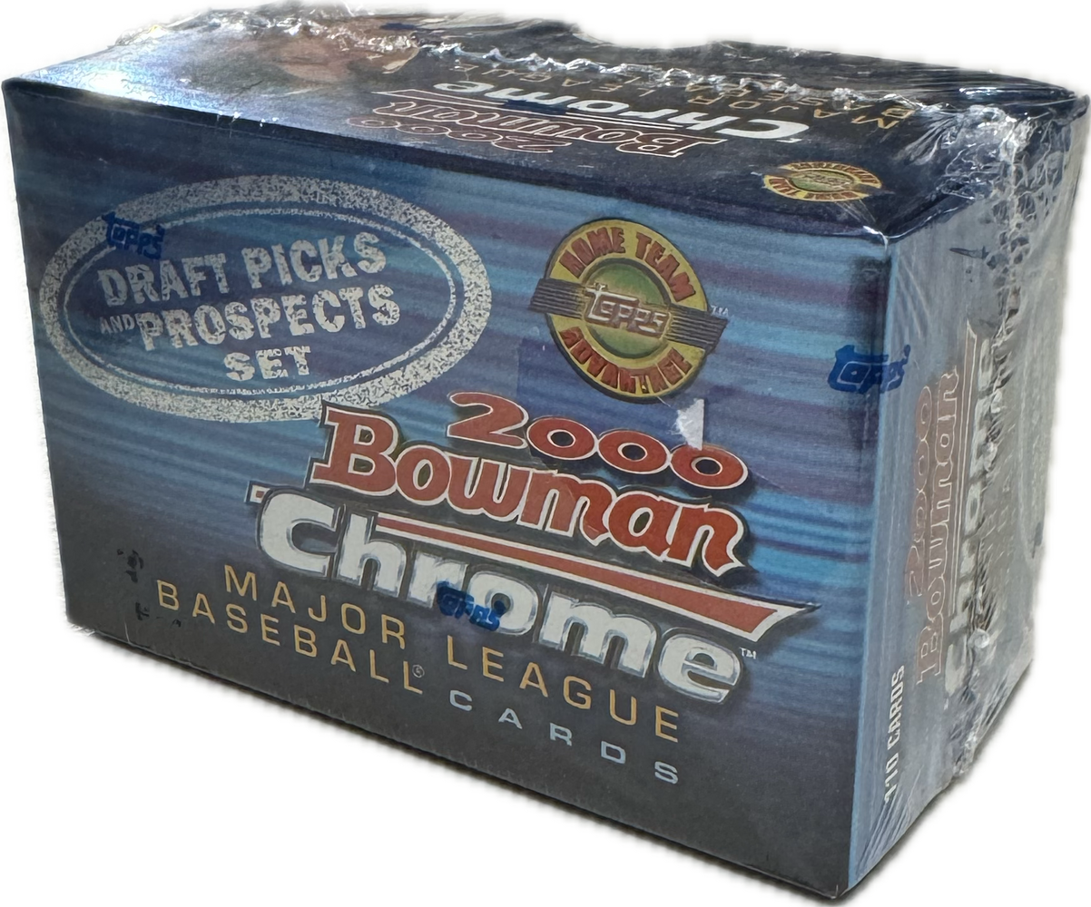2000 Bowman Chrome Draft Picks MLB Baseball Factory Set - Pastime Sports & Games