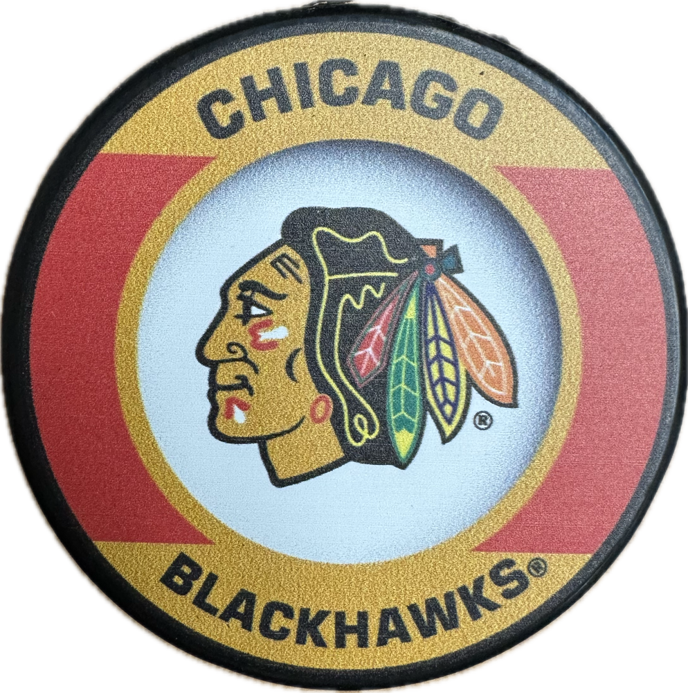 Chicago Blackhawks Hockey Pucks - Pastime Sports & Games