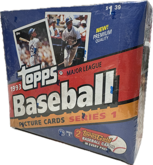 1993 Topps Series 1 / One MLB Baseball Cello Box - Pastime Sports & Games