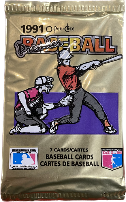 1991 O-Pee-Chee Premier MLB Baseball Hobby Box - Pastime Sports & Games