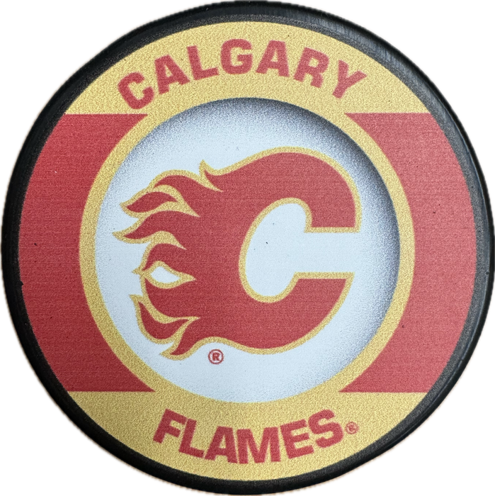 Calgary Flames Souvenir Hockey Puck (Calgary Flames)