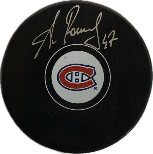 Alexander Radulov Autographed Montreal Canadiens Hockey Puck (Small Logo) - Pastime Sports & Games