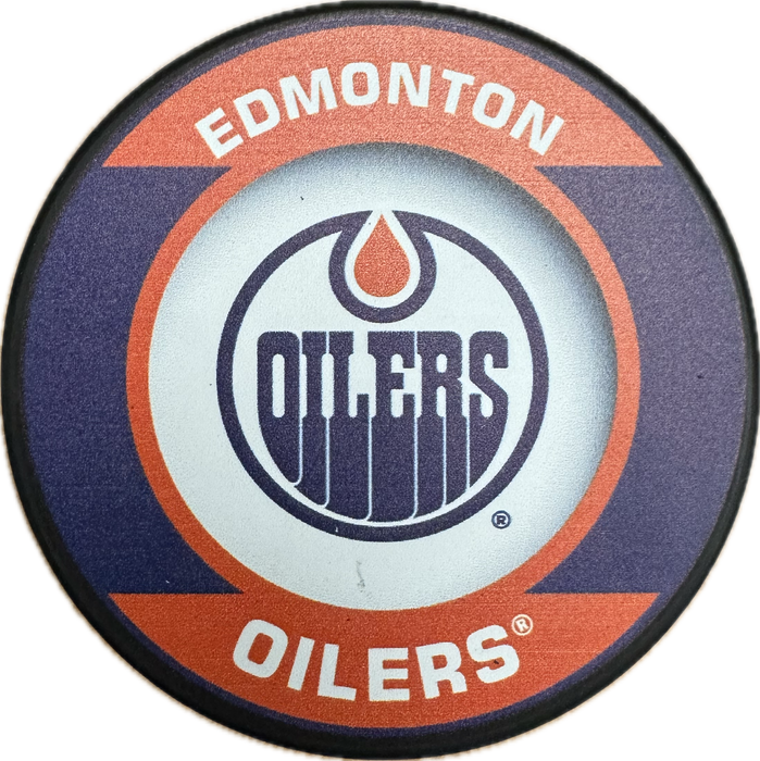Edmonton Oilers Hockey Pucks - Pastime Sports & Games
