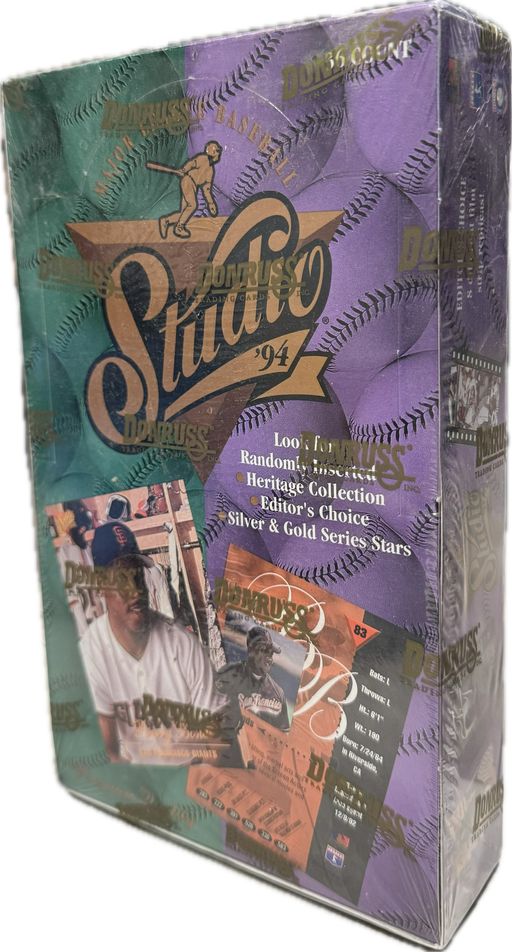 1994 Donruss Studio MLB Baseball Hobby Box - Pastime Sports & Games