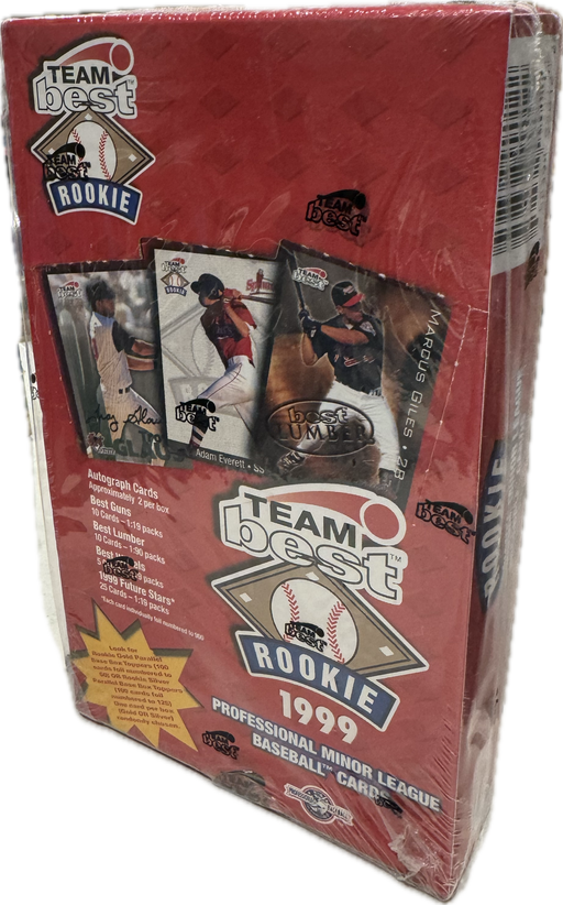 1999 Team Best Rookie Minor League Baseball Hobby Box - Pastime Sports & Games