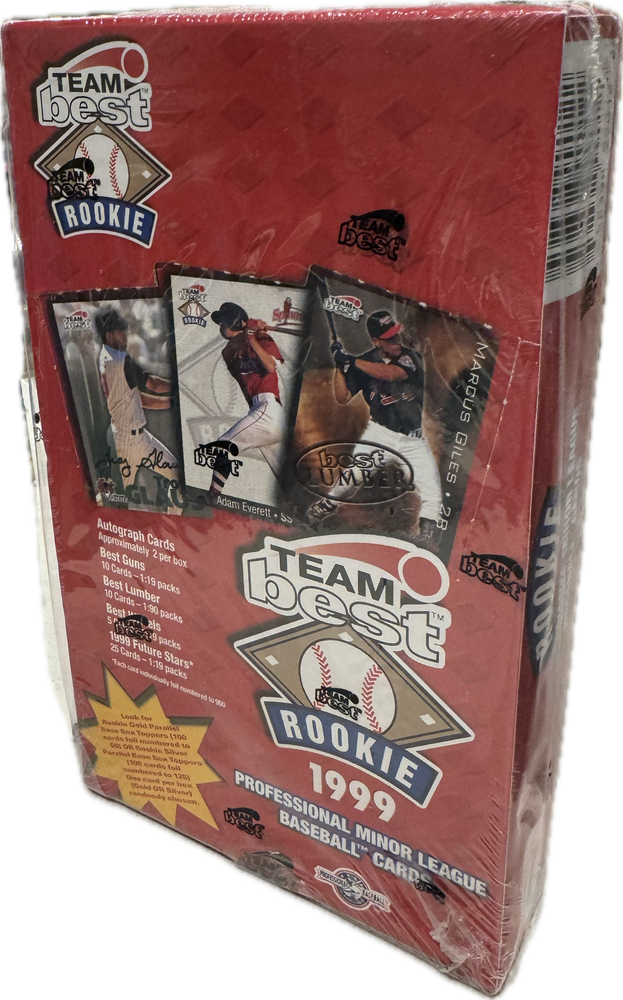 1999 Team Best Rookie Minor League Baseball Hobby Box - Pastime Sports & Games