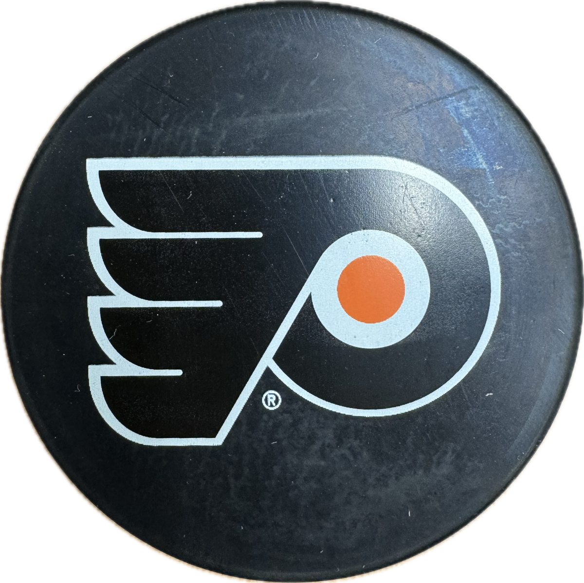 Philadelphia Flyers Logo Hockey Puck (Full Logo) | Pastime Sports & Games
