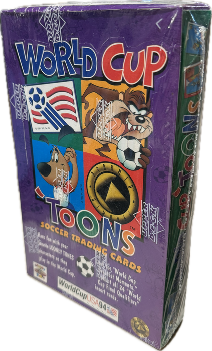 1994 Upper Deck World Cup Toons Soccer Hobby Box - Pastime Sports & Games