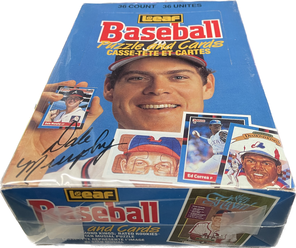 1988 Leaf MLB Baseball Puzzle And Cards Wax Pack/Box– Pastime
