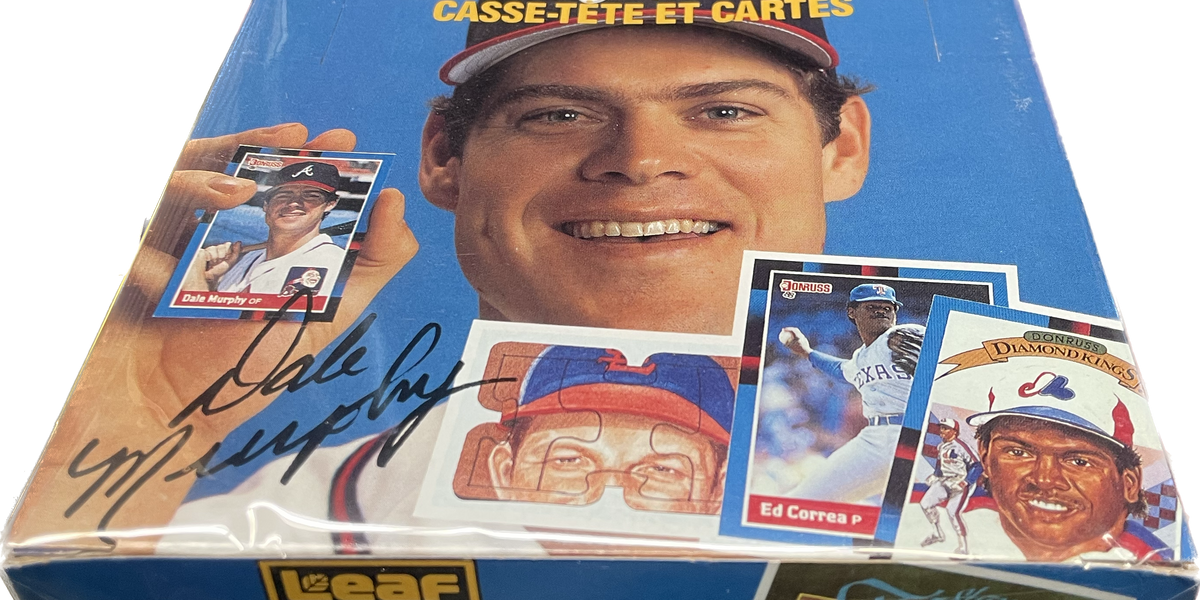 1988 Leaf MLB Baseball Puzzle And Cards Wax Pack/Box– Pastime