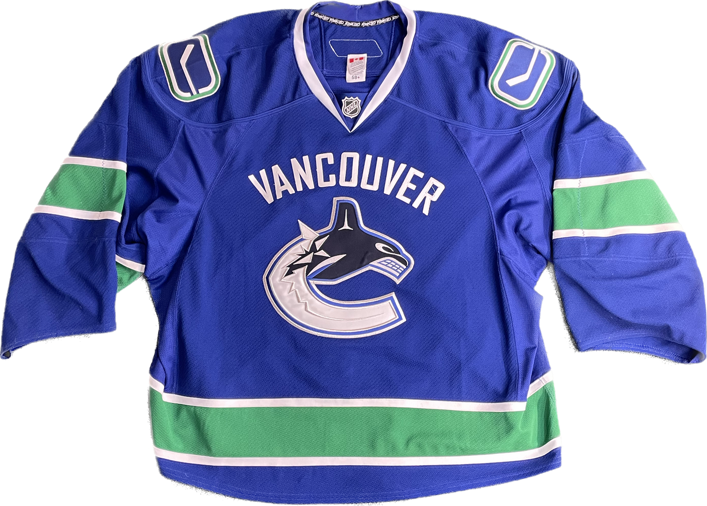 2016/17 Vancouver Canucks Goalie Style/Cut Reebok Blue Home Jersey - Pastime Sports & Games