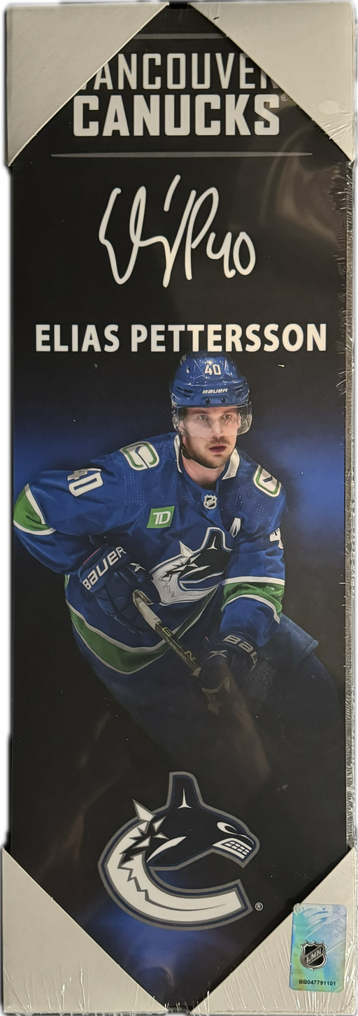 Elias Pettersson Vancouver Canucks 5x15 Player Plaque - Pastime Sports & Games