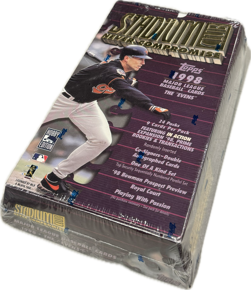 1998 Topps Stadium Club Series 2 / Two MLB Baseball Hobby Box - Pastime Sports & Games