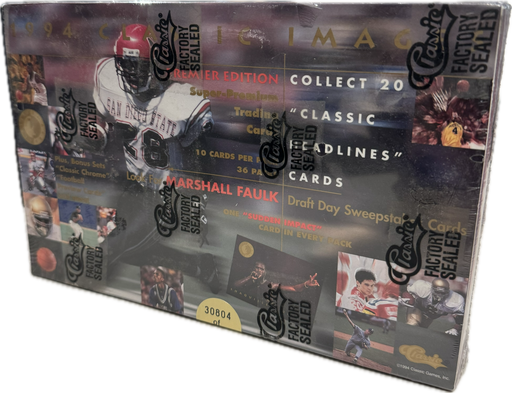 1994 Classic Images Multi-Sport Hobby Box - Pastime Sports & Games