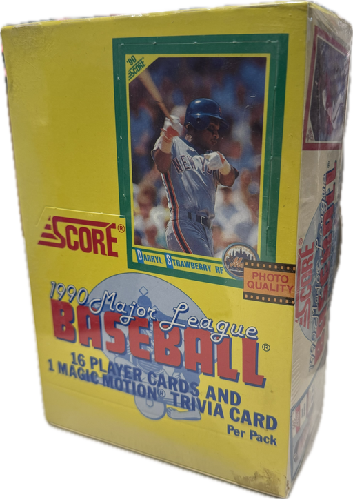1990 Score MLB Baseball Hobby Box - Pastime Sports & Games