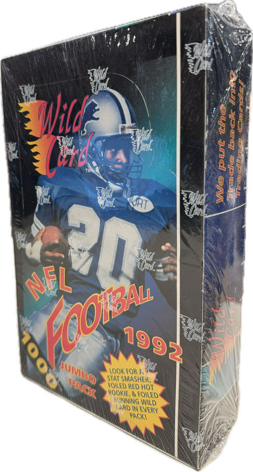 1992 Wild Card NFL Football Hobby Jumbo Box - Pastime Sports & Games